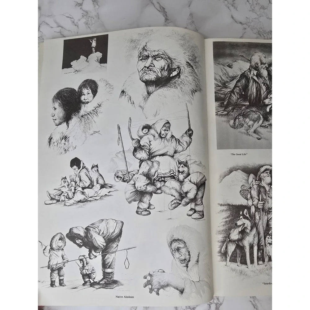 Signed Doug Lindstrands Alaskan Sketchbook 6th Ed 1983 Wildlife Art Photo Guide